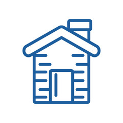 house facade building isolated icon