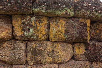 Ancient brick wall texture background