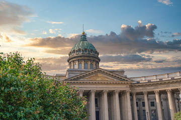 Kazan Cathedral in the city of St. Petersburg.