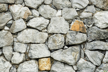 Stone wall texture background. Brick texture, Grunge brick wall background. Design decorative pattern gray natural color surface with cement.