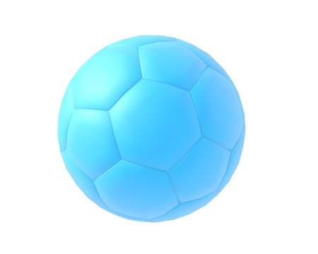 3d illustration of soccer ball