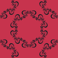 Floral seamless pattern, flower