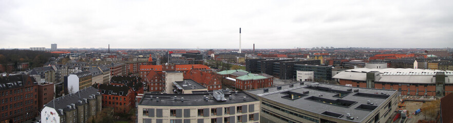 Naklejka na ściany i meble Copenhagen panorama