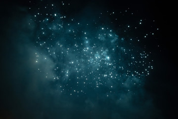 Celebrating New Year with fireworks