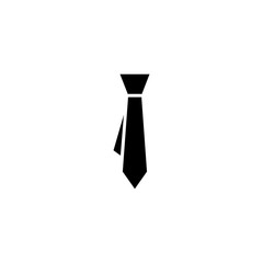Tie Icon in trendy flat style isolated on white background. Necktie symbol for your web site design, logo, app, UI. Vector illustration, EPS10.