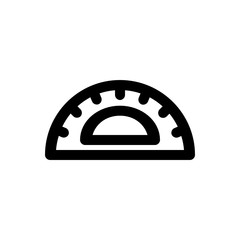 arch ruler icon with line style