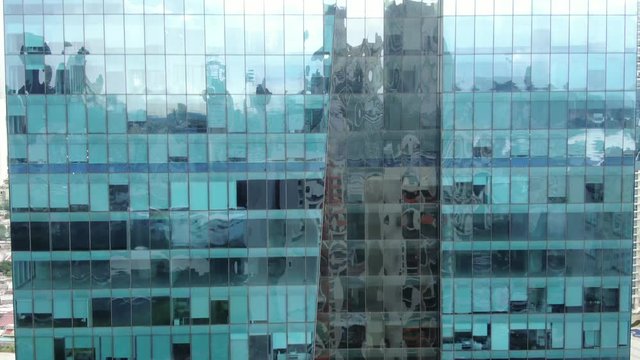 Beautiful Cinematic aerial view of Panama City landscapes