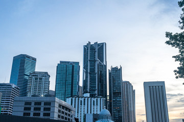 Fototapeta premium city skyline in kuala lumpur