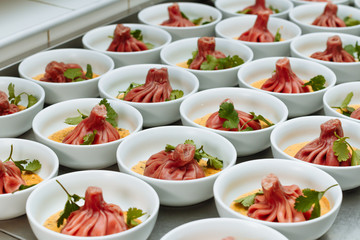 khinkali. a traditional dish of Caucasian cuisine, one of the most popular today. Represents pieces boiled in meat broth
