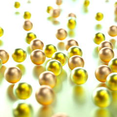 Elegant minimal background. 3d illustration, 3d rendering.