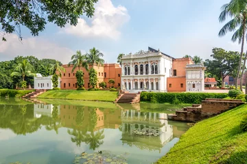 Deurstickers View at the Building of Museum in Sonargaon town in Bangladesh © milosk50