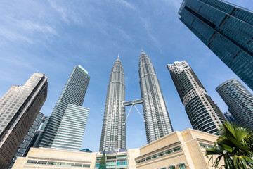 Fototapeta premium modern office building in kuala lumpur