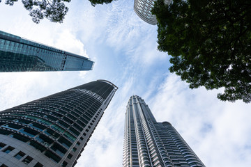 city skyline in kuala lumpur