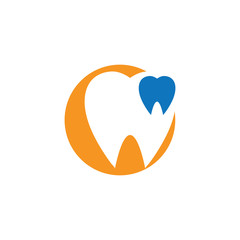 DENTAL LOGO VECTOR ILUSTRATION TEMPLATE.