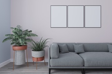 sofa in room
