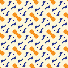 Bright seamless pattern with diagonal geometric ornament.