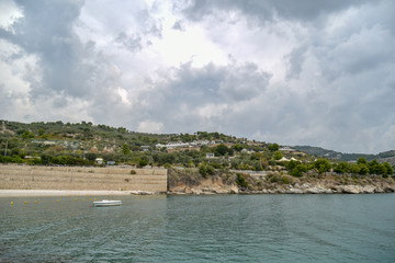 Gargano Promontory View by Morning with Cloudy Sky