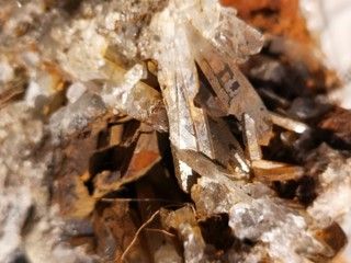 minéraux - quartz et sidérite de vizille