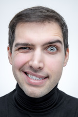 Obraz premium portrait of young man isolated on white background