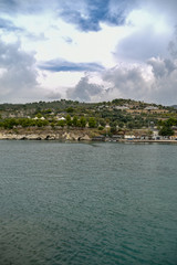 Fototapeta premium Gargano Promontory View by Morning with Cloudy Sky