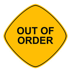 out of order sign