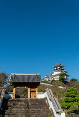 静岡県掛川市にある復元城址「掛川城」