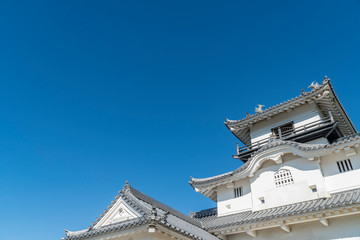 Fototapeta premium 静岡県掛川市にある復元城址「掛川城」