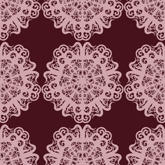 Vintage Art Deco Seamless Pattern. Retro vintage style background. Luxury traditional ornamental design.  For interior design, printing, web and textile design.