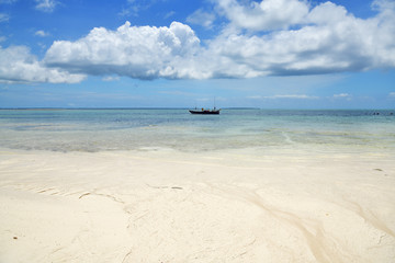 Fototapeta na wymiar Zanzibar, Tanzania, Africa. Kendwa beach