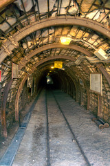 Fototapeta na wymiar Deep underground mine