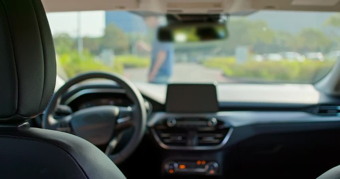 Smart self driving car concept