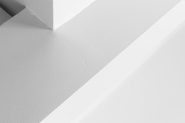 Abstract minimal white interior, photo background