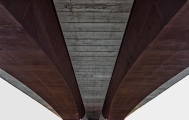 Fototapeta premium lower arches of bridge over the river