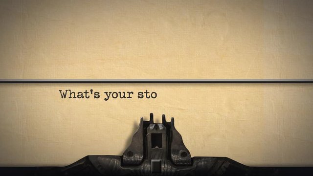 Writing with a typewriter