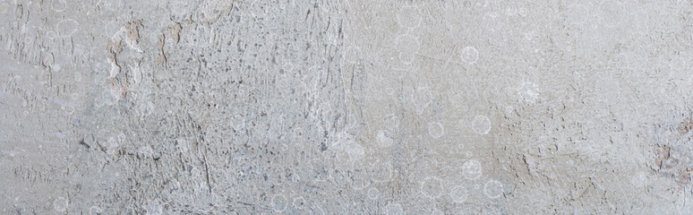 Naklejka premium top view of textured grey surface with copy space, panoramic shot