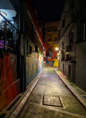 Fototapeta na wymiar alleyway in Kuala Lumpur