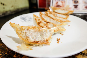 Asian appetizer menu fried dumplings