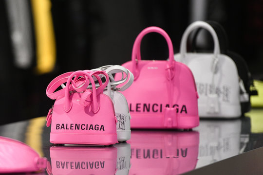 Paris, France - March 03, Balenciaga luxury purses in a store in Paris, March 2019. Photo | Adobe