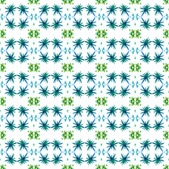 Geo Art. Endless Repeat Painting. 