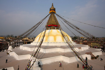 Stupa von Bodnath, Kathmandu, Nepal