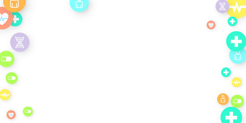 Pharmacy Background. Clinic Backdrop.