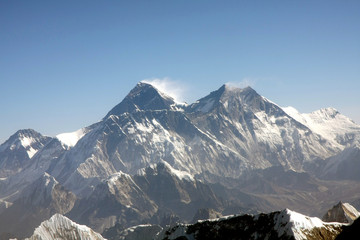 Mt. Everest und Lhotse, Nepal