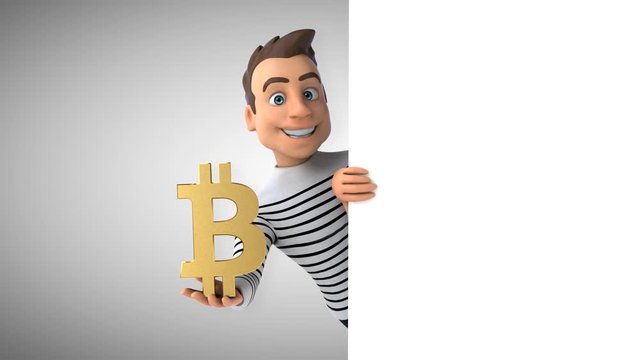 Fun 3D cartoon casual character