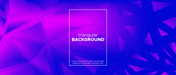 Abstract Geometric Background. Glow 3d Gradient 