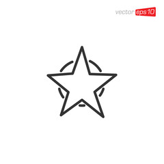 Star Icon and Logo Design Vector