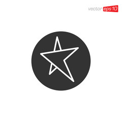 Star Icon and Logo Design Vector