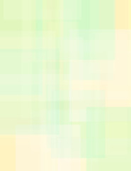 Subtle geometric background with light green and yellow rectangles. Simple vector pattern