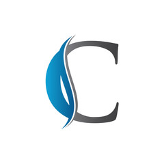 Initial Letter C Logo With Creative Modern Business Typography Vector Template. Creative Abstract Letter C Logo Vector. C Logo Design.
