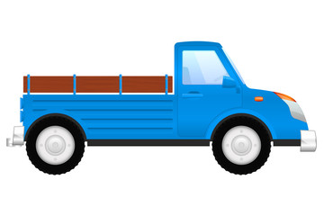 Blue truck