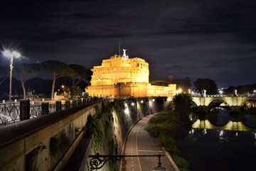 Castel Sant'Angelo in the night